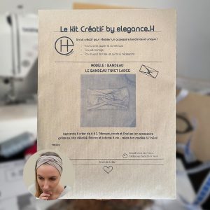 Kit Couture Créatif - Bandeau Twist Large