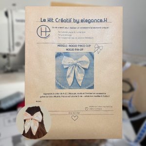 Kit Couture Créatif – Noeud Pin-UP Barrette