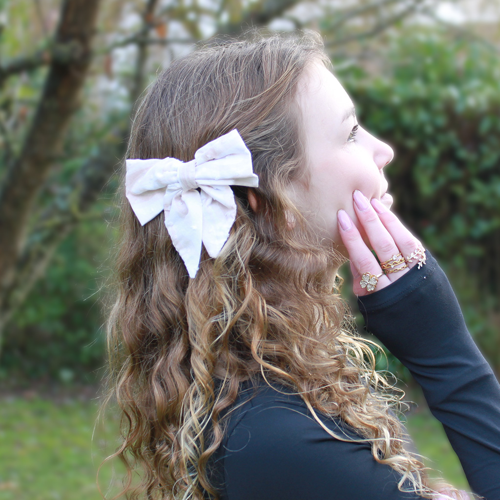 Mode capillaire tissu fait main - Noeuds